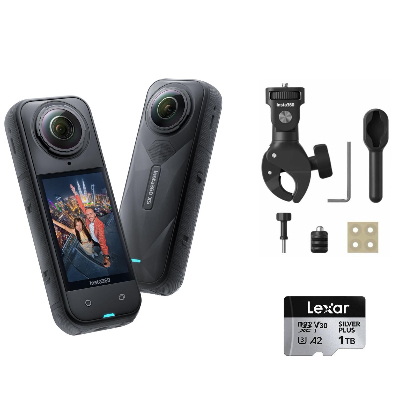 Insta360 X5 Aksiyon Kamerası - Motosiklet Kiti Heavy (1 TB)