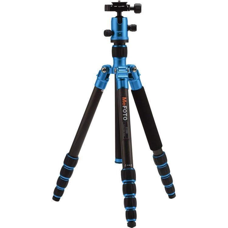 Benro MeFOTO C1350Q1B Carbon Fiber Travel Angel Tripod (Blue)