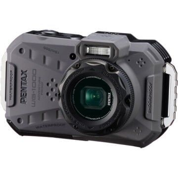 Pentax WG-1000 Dijital Fotoğraf Makinesi (Gray)