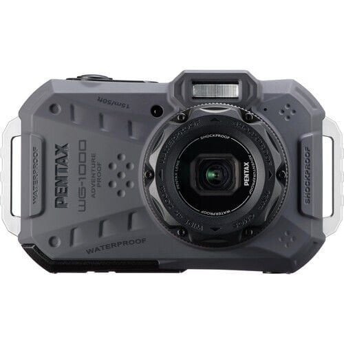 Pentax WG-1000 Dijital Fotoğraf Makinesi (Gray)
