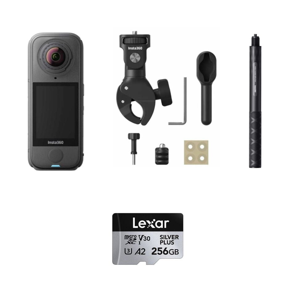 Insta360 X4 Air Aksiyon Kamerası - Motosiklet Kiti 256 GB (Foto Ekspres)