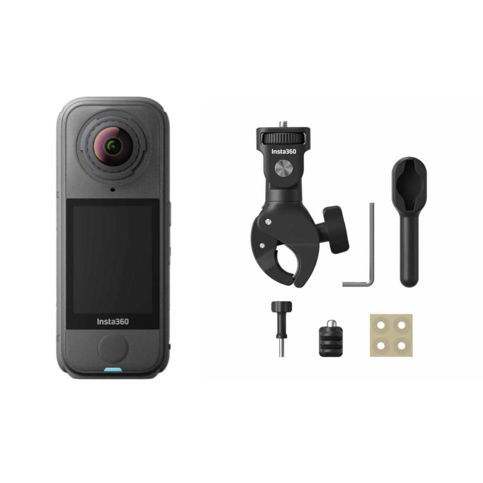 Insta360 X4 Air Aksiyon Kamerası - Sade Motosiklet Kiti (Foto Ekspres)
