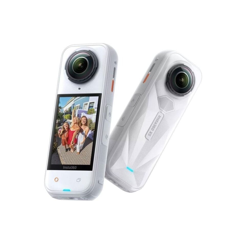 Insta360 X5 White Aksiyon Kamerası - Motosiklet Kiti 64 GB (Foto Ekspres)