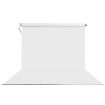 Stüdyo Teknik 190cm x 400cm Sonsuz Beyaz Fon Perdesi Seti