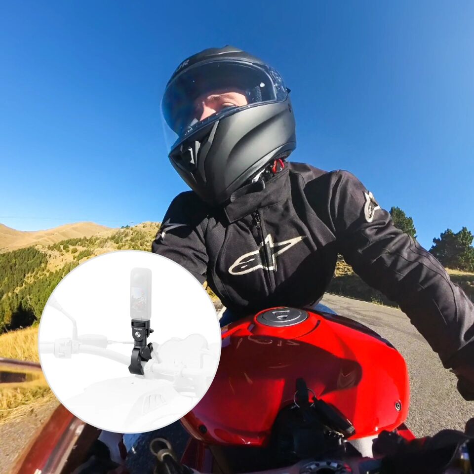 Insta360 X4 Air Aksiyon Kamerası - Motosiklet Kiti 64 GB (Foto Ekspres)