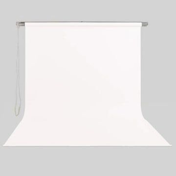 Stil Fon 195cm x 300cm Sonsuz Beyaz Fon Perdesi Seti