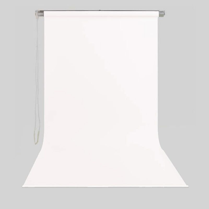 Stil Fon 130cm x 200cm Sonsuz Beyaz Fon Perdesi Seti