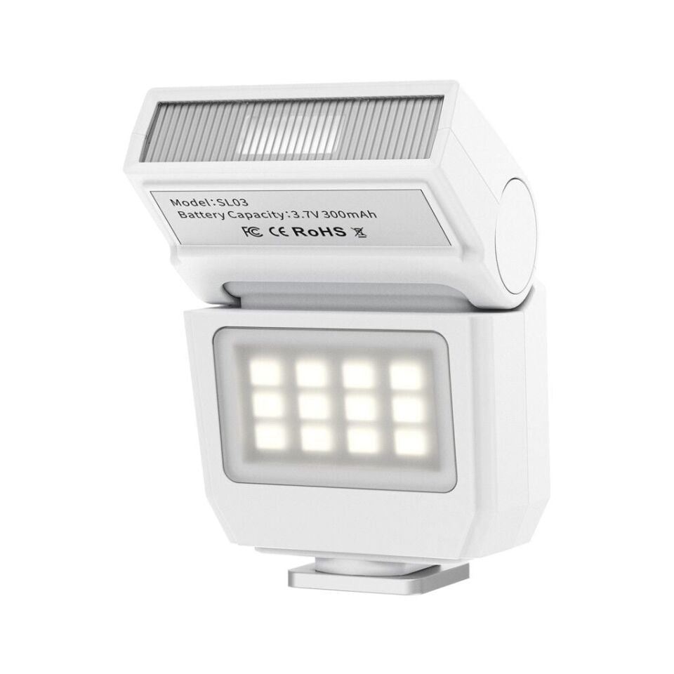 Ulanzi SL03 Spark Lite Fotoğraf Makinesi Flaş Beyaz - L199
