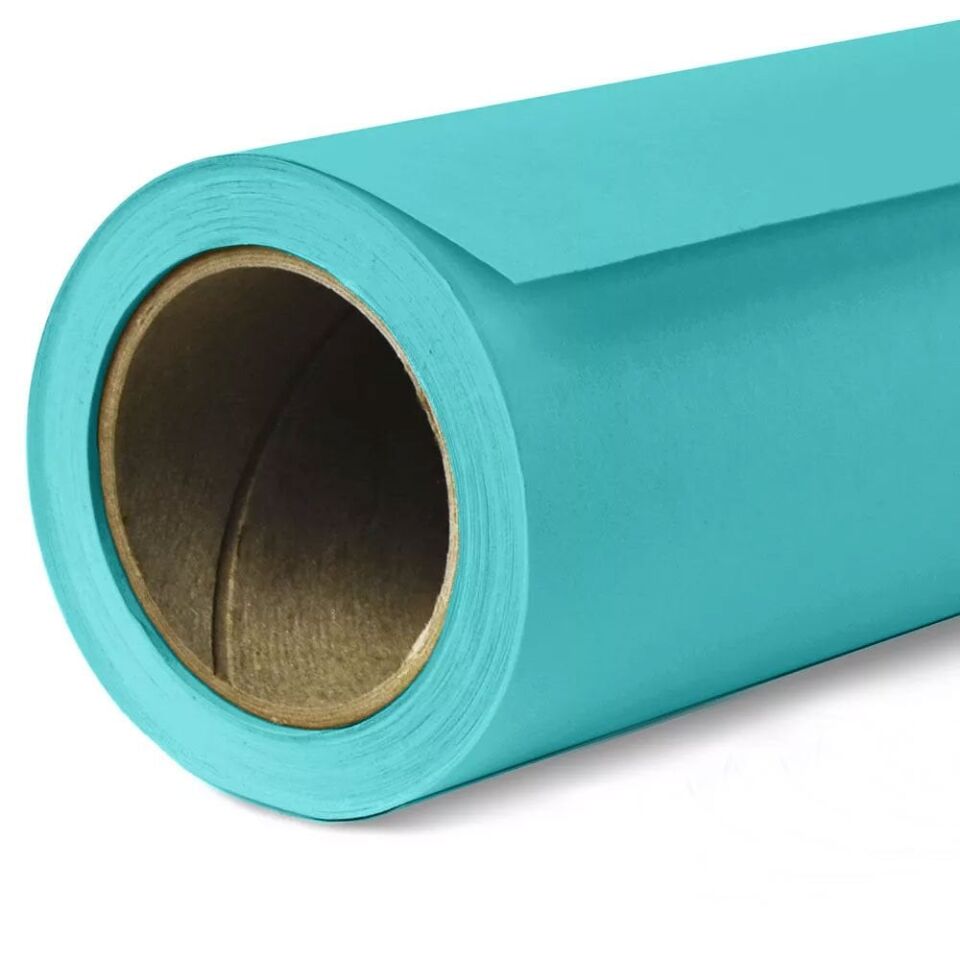 GDX Kağıt Sonsuz Fon Perde (Baby Blue) 2.70x11 Metre