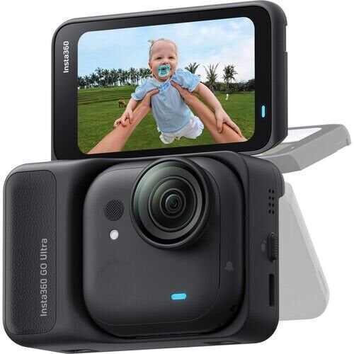 Insta360 Go Ultra Aksiyon Kamerası (Siyah)