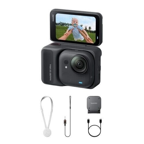 Insta360 Go Ultra Aksiyon Kamerası (Siyah)