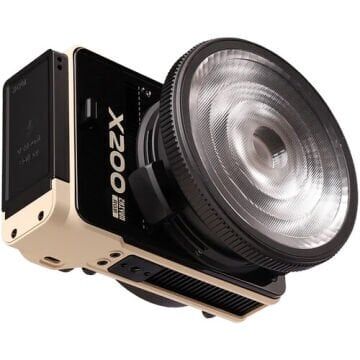 Zhiyun Molus X200 RGB Combo Paket 200W COB Taşınabilir LED Video Işığı- Bej