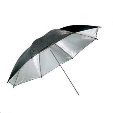 Visico UB-003 Reflektör Şemsiye Siyah / Gümüş - 90cm