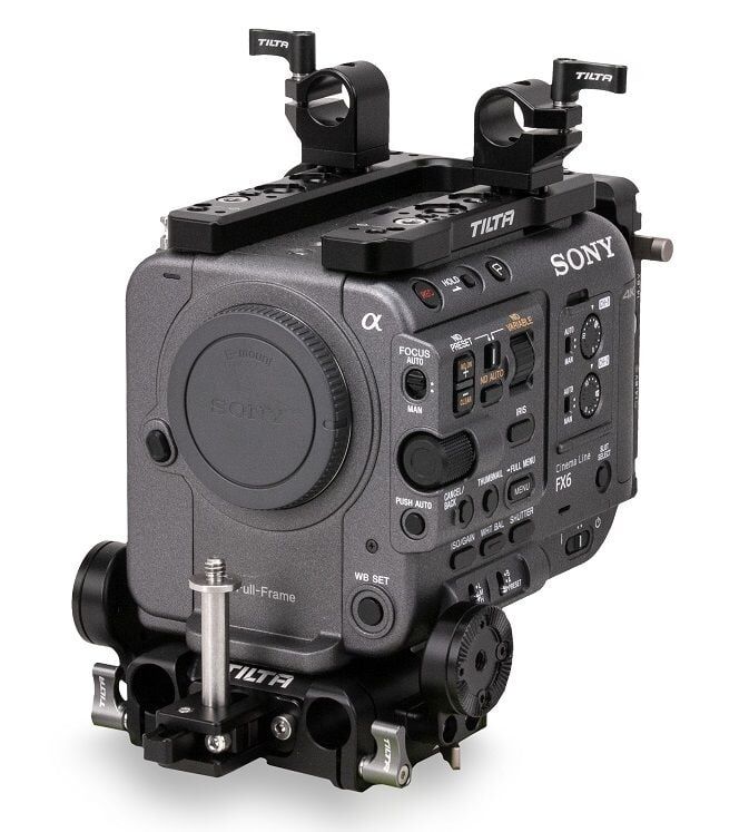 Tilta ES-T20-B-V Sony FX6 Kamera İçin Kafes Kiti (V Mount Pil Yuvası Dahil)