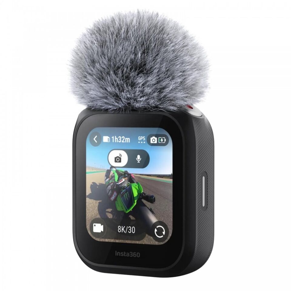 Insta360 GPS Preview Remote with Built-In Mic